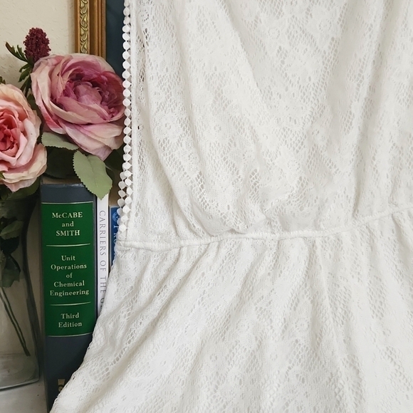 Lace Romper Size 3xl Fully Lined Glam Contemporary beach vacation Lagenlook - Picture 7 of 8